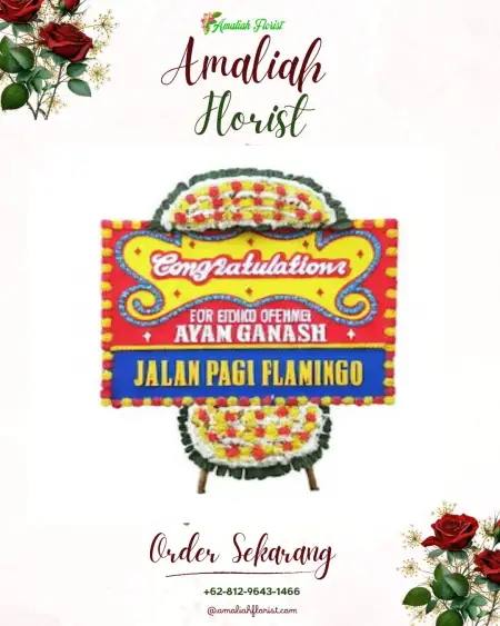 Sewa Papan Bunga Outdoor Wedding Jakarta Utara